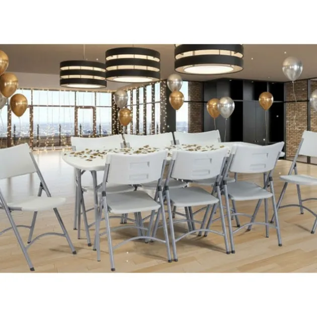 Rectangle Folding Table & Plastic Folding Chair Packages