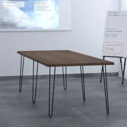 Rectangle Shaped Conference Table w/ Hairpin Legs (11')