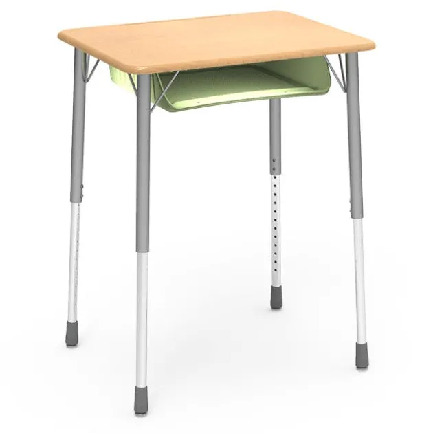 Rectangle Top Zuma Desk w/ book box