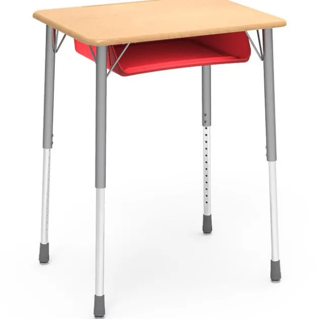 Rectangle Top Zuma Desk w/ book box