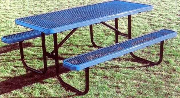 Rectangular Outdoor Picnic Table