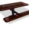 Rectangular Single Pedestal Outdoor Tables