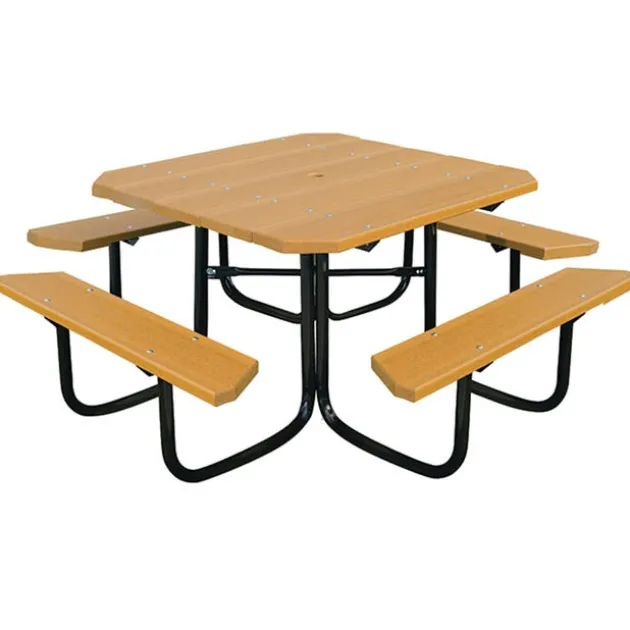 Recycled Plastic Square Traditional Picnic Tables