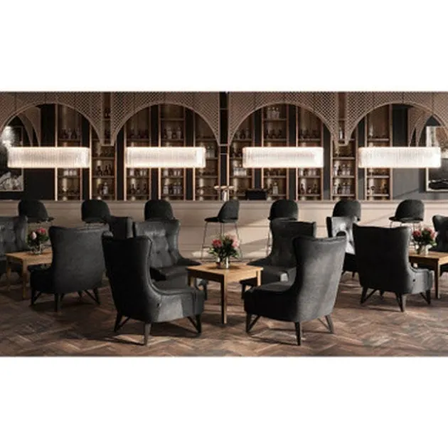 Remington Wingback Upholstered Lounge Chair