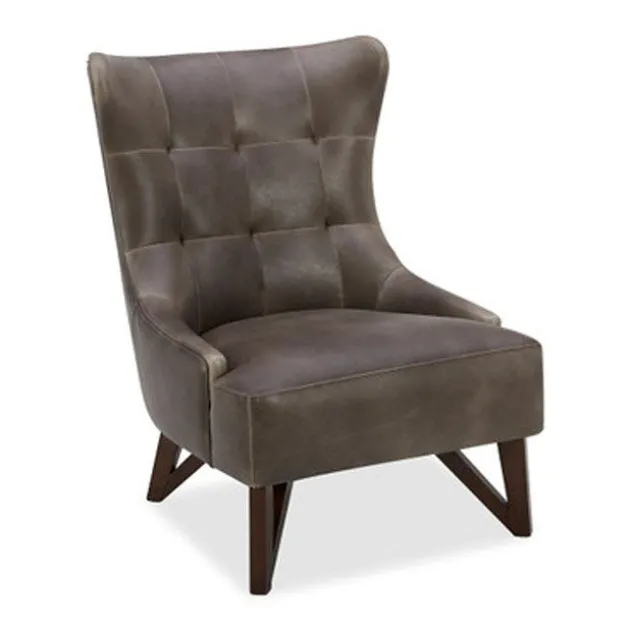 Remington Wingback Upholstered Lounge Chair