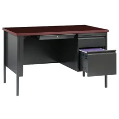 Right Hand Single Pedestal Desk - 48