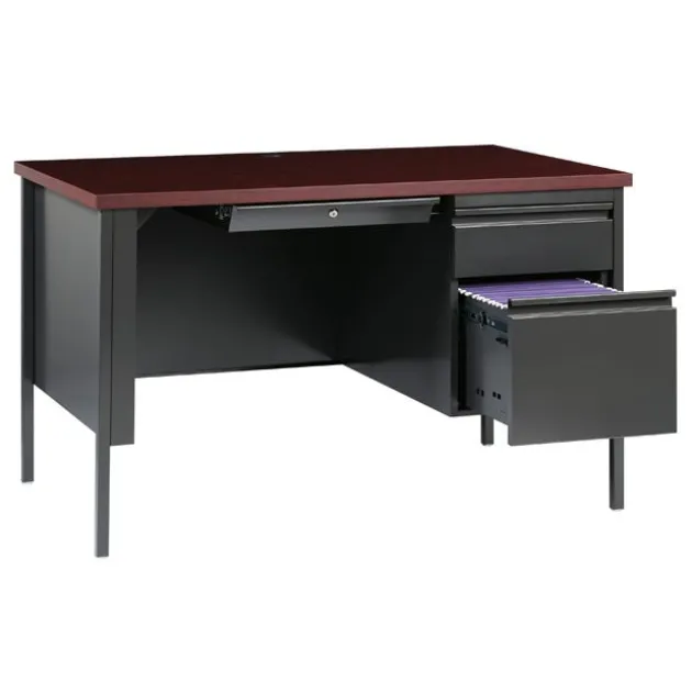 Right Hand Single Pedestal Desk - 48" W x 30" D