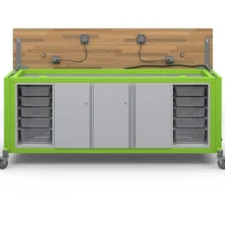 Rover Mobile Makerspace Powered Tables with Storage