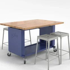 Rover Mobile Makerspace Table w/ 4 Stools