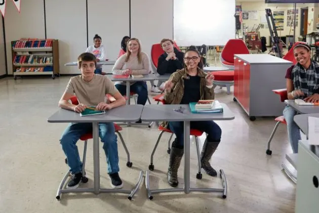 Ruckus Fixed Height Student Desk