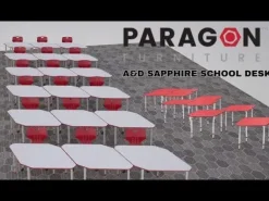 Sapphire A & D Collaborative School Desk