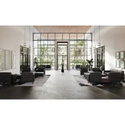 Saxon Armless Club Chair