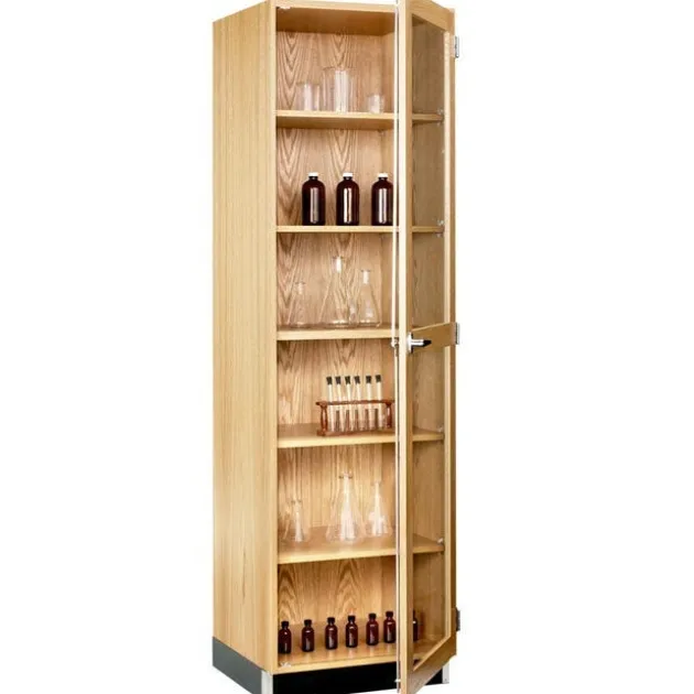 Science Storage Cabinet with Glass Doors