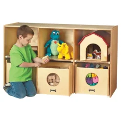 See-N-Wheel Shelf with 3 Bins
