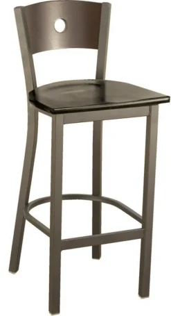 3300 Series Cafe Barstool with Wood Seat and Back by KFI
