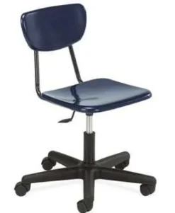 3000 Series Hard Plastic Chair with Wheels