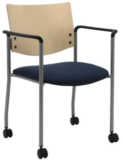 1300 Series Stack Chairs with Wood Back