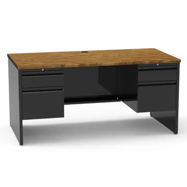 53 Series Teacher Desk w/ Double Pedestal