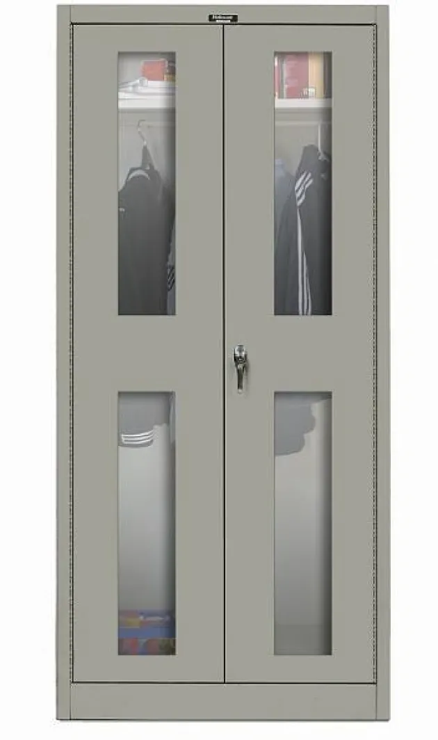 400 Series Wardrobe Cabinet w/ Safety View Door (36'' W x 18'' D x 72'' H)
