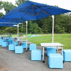 Session Cube Plastic Stool Seating