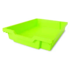 Shallow Gratnell Green Storage Tray