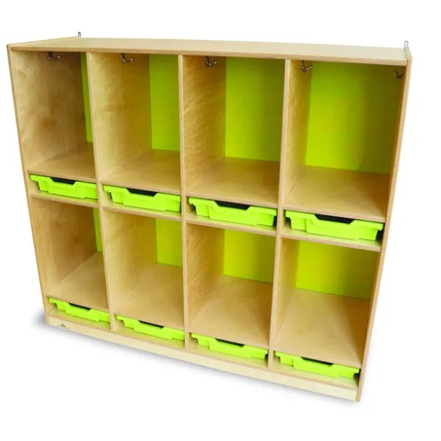 Shallow Gratnell Green Storage Tray