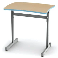 Silhouette Curve Student Desks