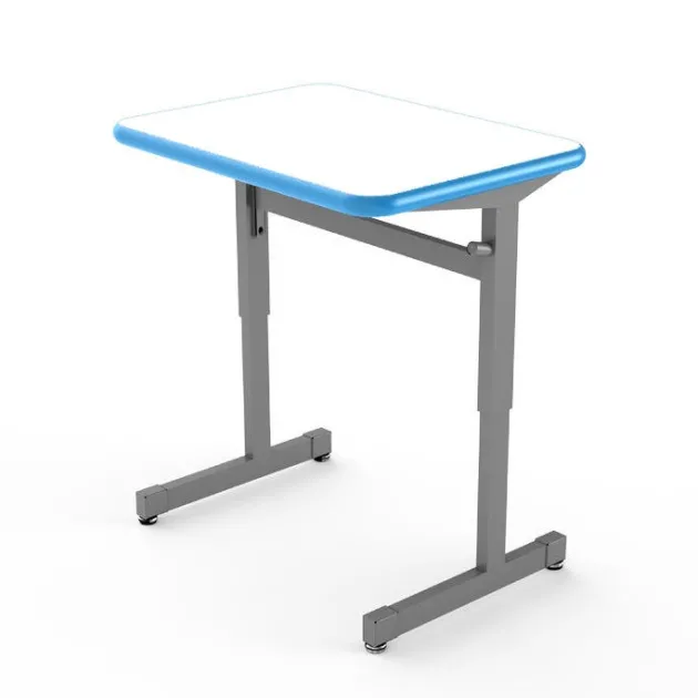 Silhouette Student Desk with Dry Erase Laminate Top