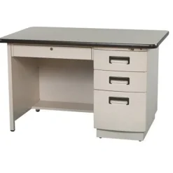 Single Pedestal Teacher Desk