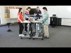 Sit or Stand Student Desk - Manual