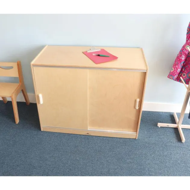 Sliding Door Floor Cabinet