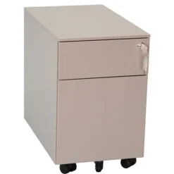 Slim Mobile Pedestal File Cabinet