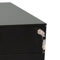 Slim Mobile Pedestal File Cabinet