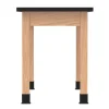 Solid Epoxy Resin Top Hardwood Science Table (24'' D X 48'' W)