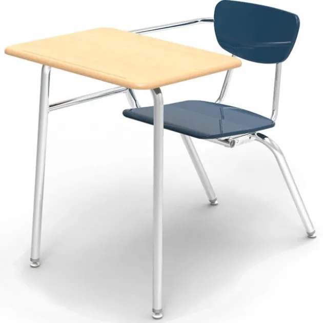 Solid Plastic Combo Desk without Bookrack