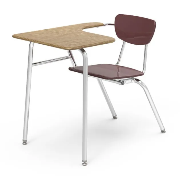 Solid Plastic Tablet Arm Chair Desks
