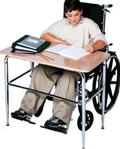 5/8'' Solid Plastic Top Open Front ADA Compliant Student Desk