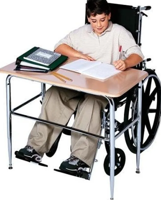 5/8'' Solid Plastic Top Open Front ADA Compliant Student Desk