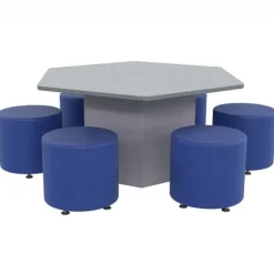 Sonik Hexagon Table & Soft Seating Packages
