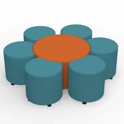 Sonik Petal Stool- 18'' H