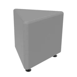 Sonik Soft Seating Triangle Ottoman- 18'' H