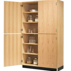Split Level Science Storage Cabinets