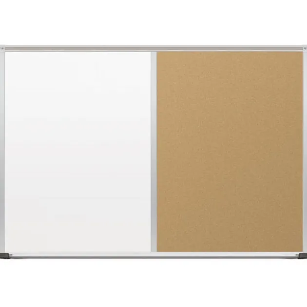 Split Vision Combination Markerboard & Corkboard