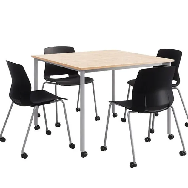 Spright Table & Lola Chair Set w/ Casters