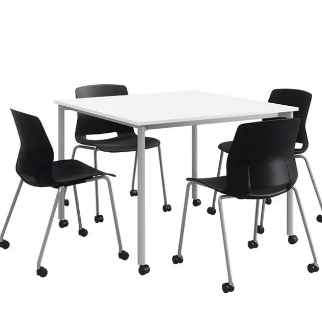Spright Table & Lola Chair Set w/ Casters