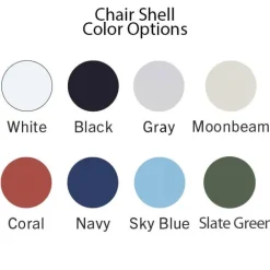 Spright Table & Lola Chair Set w/ Casters