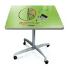 Square Dry Erase Nest and Fold Café Tables