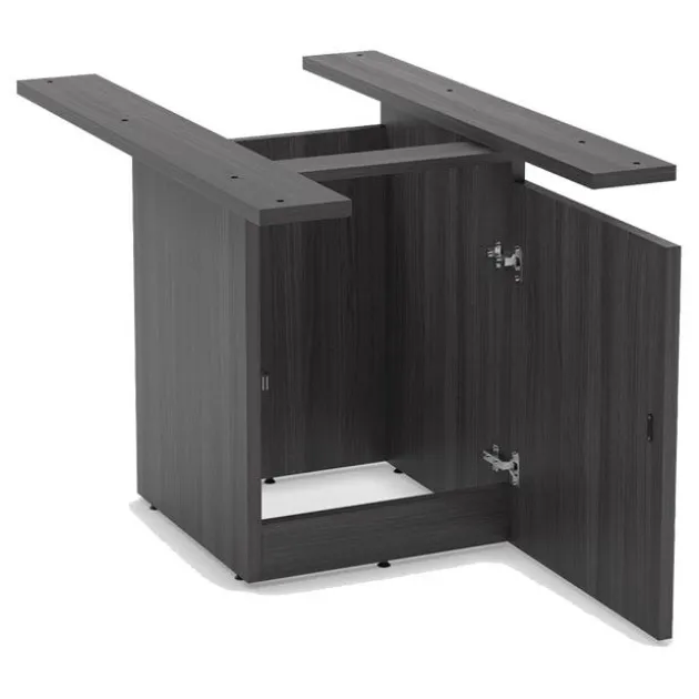 Square Shaped Conference Table w/ Cube Base & Access Door (47" Square)