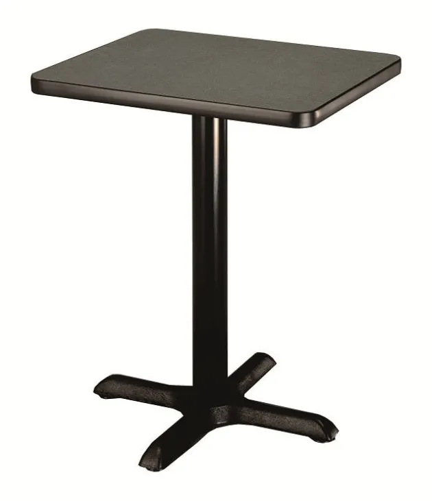 Square X-Base Cafe Tables