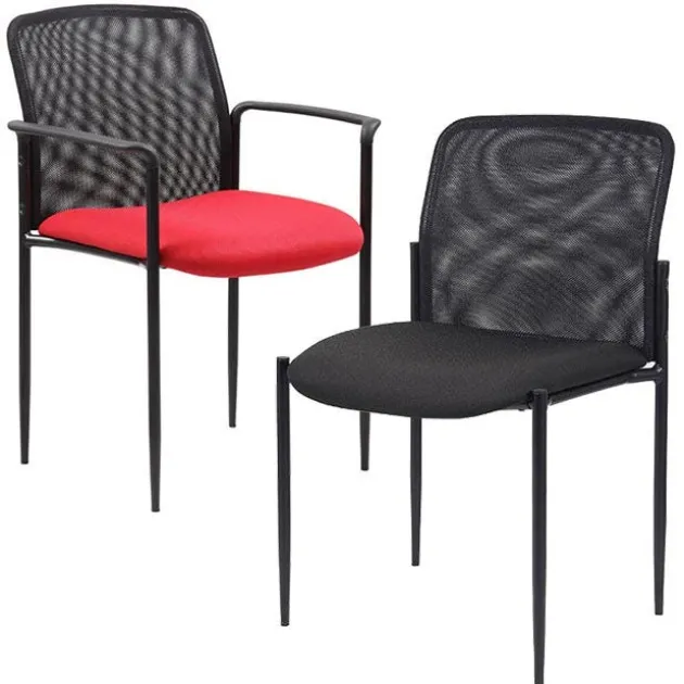 Stackable Mesh Back Guest Chairs